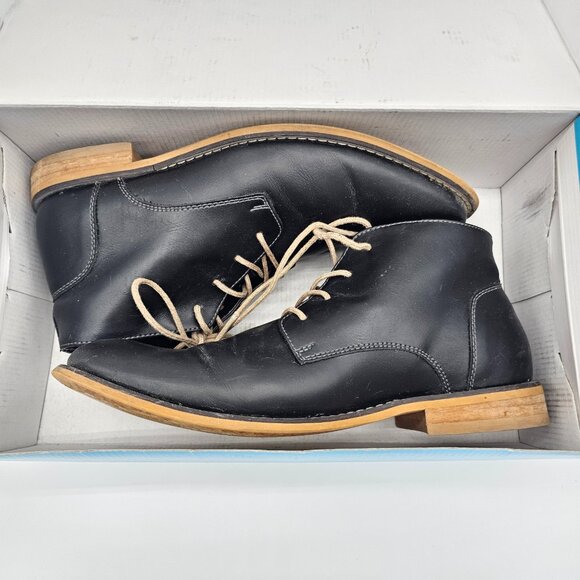 Call it Spring Men's Ankle Boots Size 9.5 Black - Picture 2 of 13